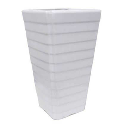 【送料無料】選べるスクエア陶器鉢（Gタイプ） 大（＋鉢底石+鉢底ネットサービス）