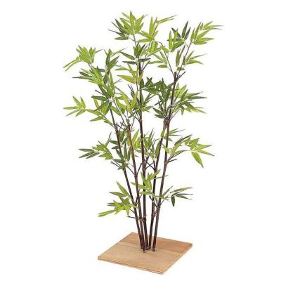 【送料無料】人工 ミニ黒竹 5本立ち 80ｃｍ（鉢なし） 【※お届け先：法人様限定】