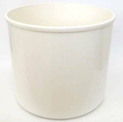 ミディアムサイズ用　プラスチック鉢（ホワイト）