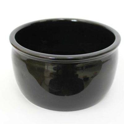 ３品種寄せ植え用　陶器鉢（ブラック）