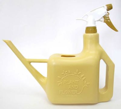 楽ちんスプレー付きジョウロ「イエロー」