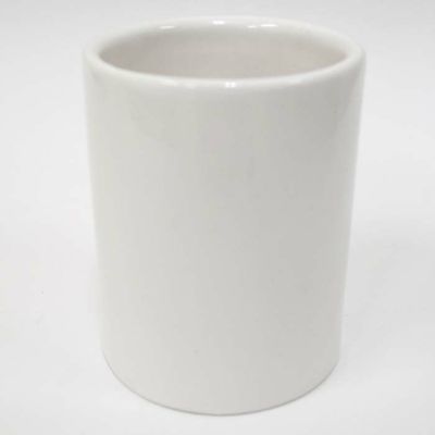 ミニ観葉植物用　陶器鉢 シリンダー60（ホワイト）
