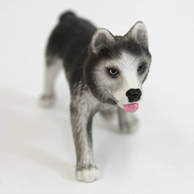 動物フィギュア Bullyland（ブリーランド）社 製造  「犬 シベリアン・ハスキー」