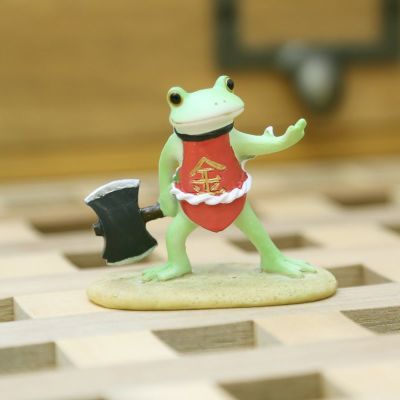 ブルーミングスケープ】 「しまタロウ カエル」 かえるの置物