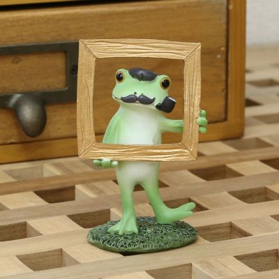 「名画ごっこ カエル」 かえるの置物 コポーシリーズ