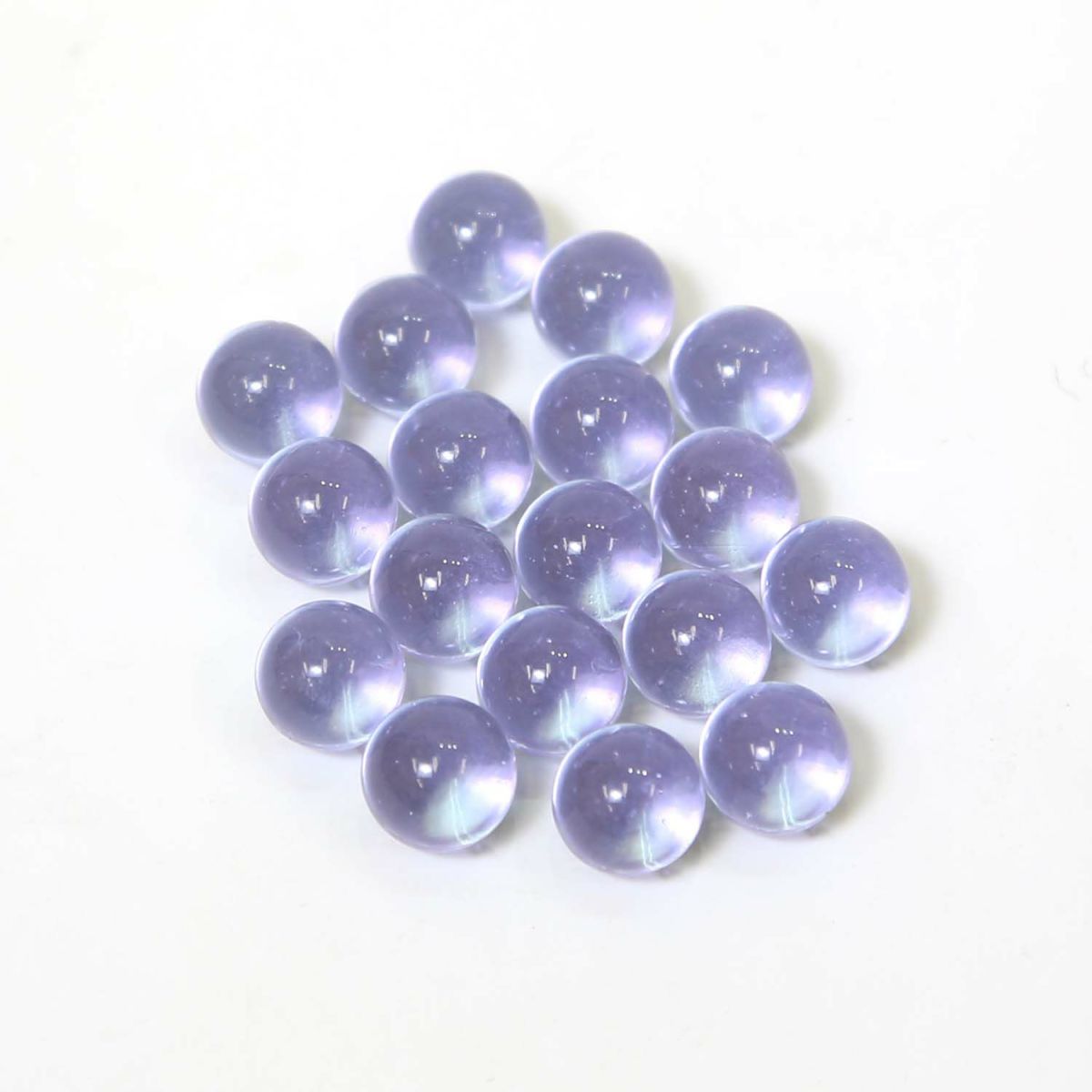 バイオレッド色のビー玉