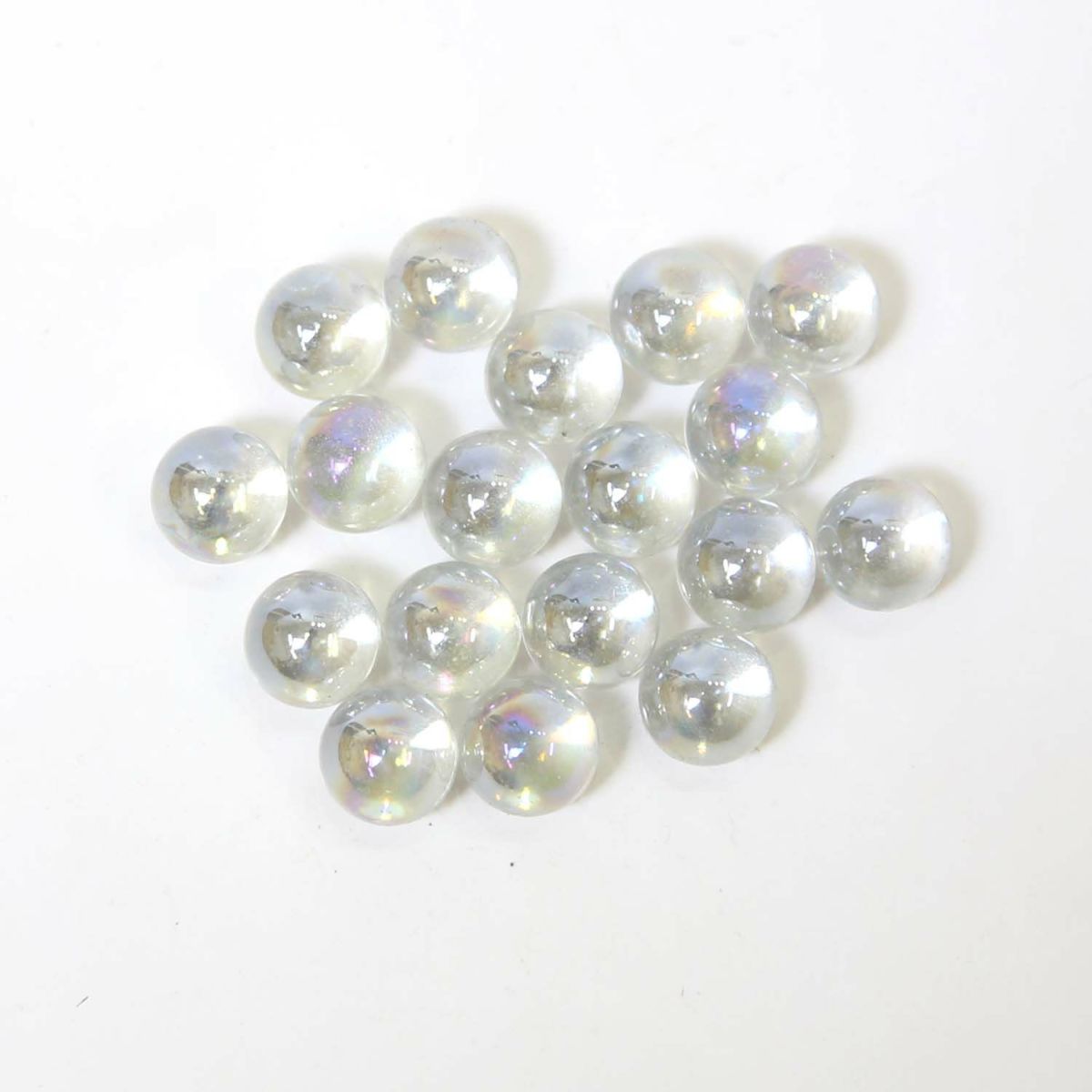 オーロラクリアーマーブル色のビー玉